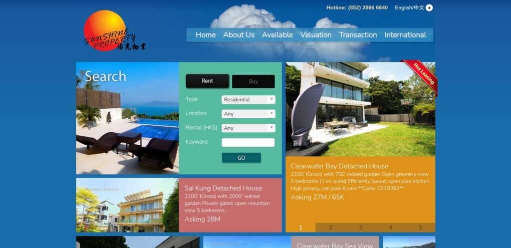 Sunshine Property Consultant Homepage
